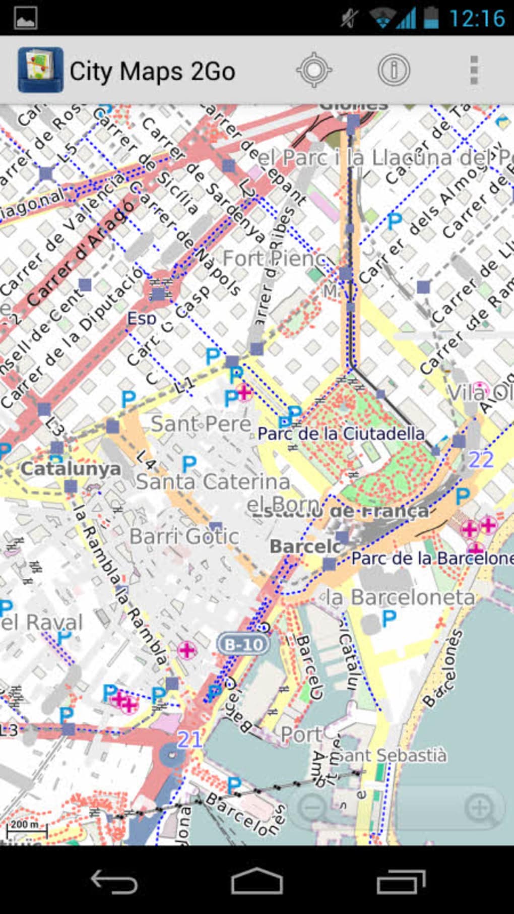 City Maps 2 Go, mapas offline gratuitos para Android