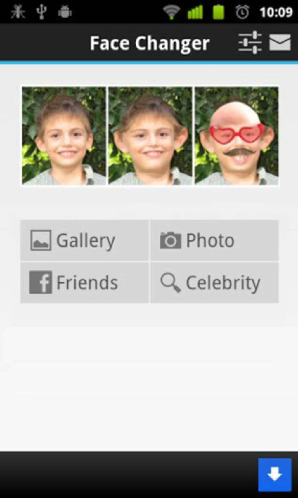 замена лица на фотографии в телефоне