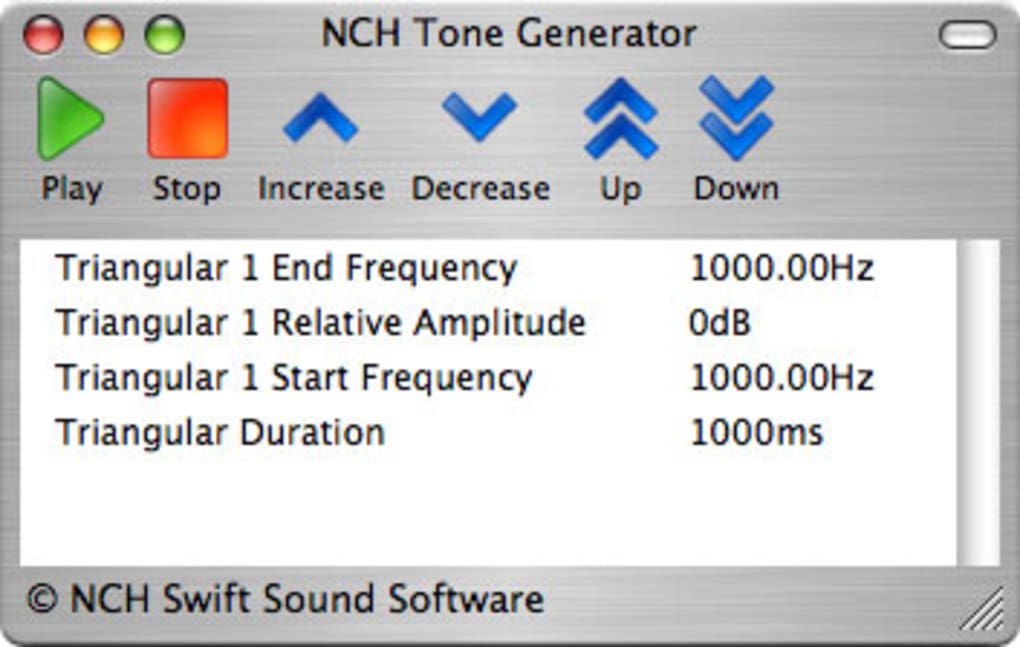 test tone generator 4.2 key