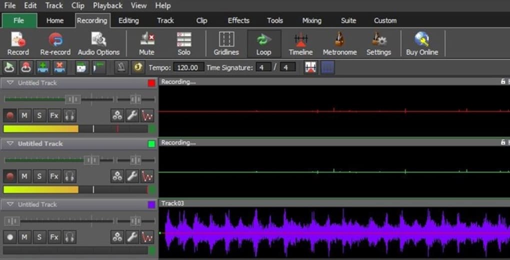 mixpad multitrack recording software for windows 10