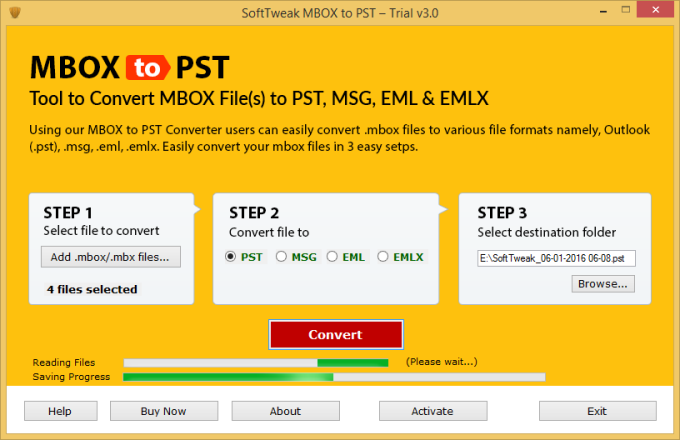 convert mbox to pst windowsa