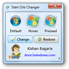 start orb windows 10 changer