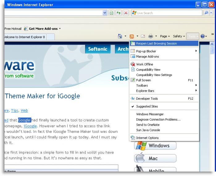 internet explorer 8 setup free download for windows 7