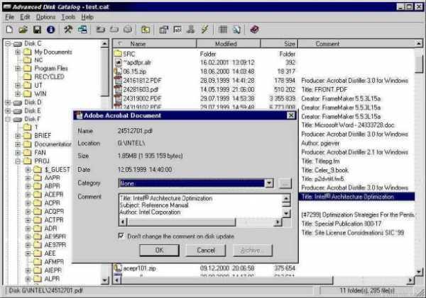 filename disk catalog windows