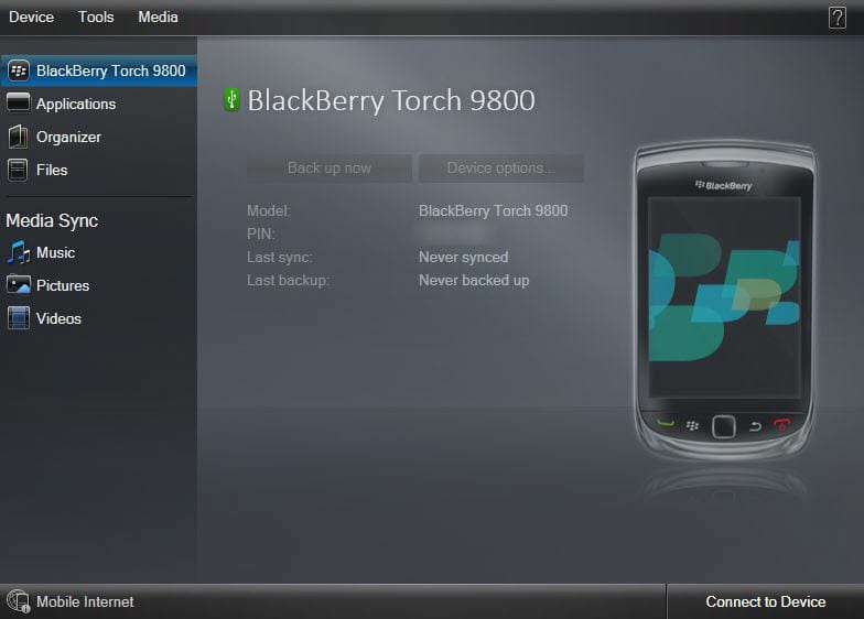 blackberry desktop
