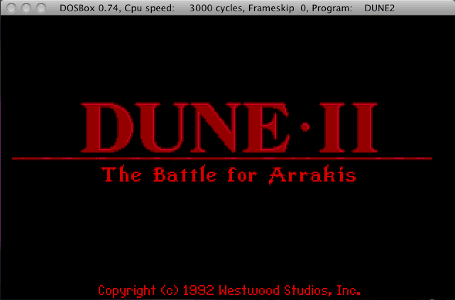 Dune II instal