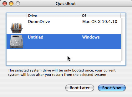 disable quickboot update service