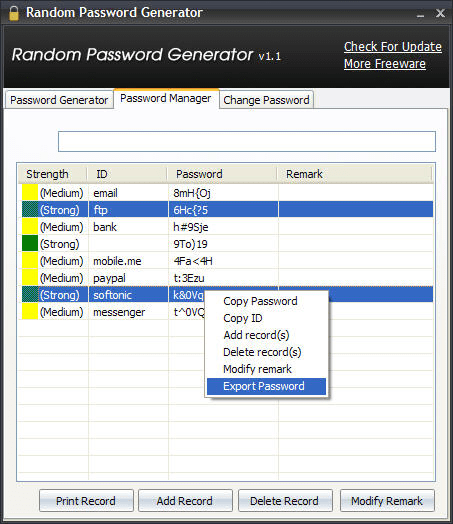 random password generator for excel