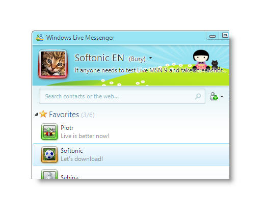 Windows Live Messenger App