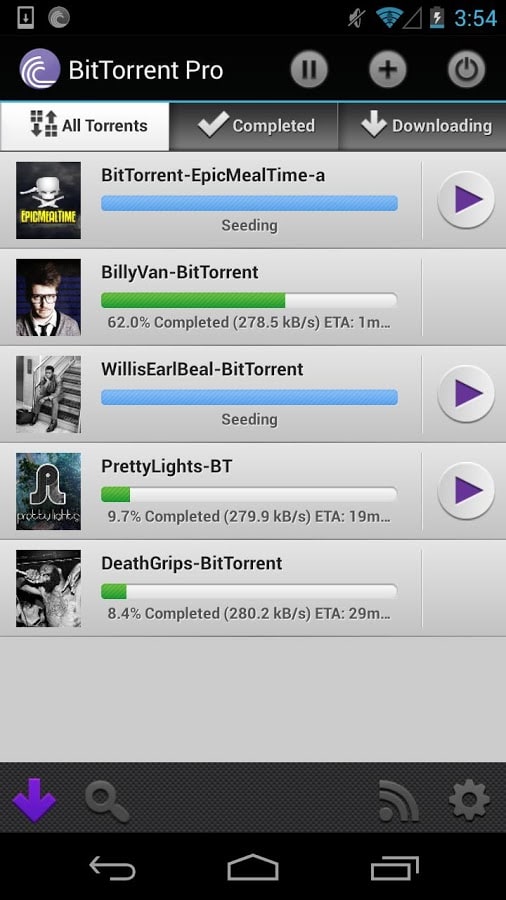 download the new version for android BitTorrent Pro 7.11.0.46857