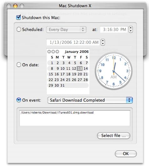use console to check imac mac shutdown code