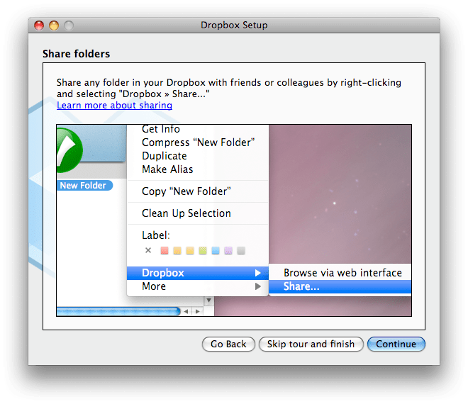 dropbox update mac