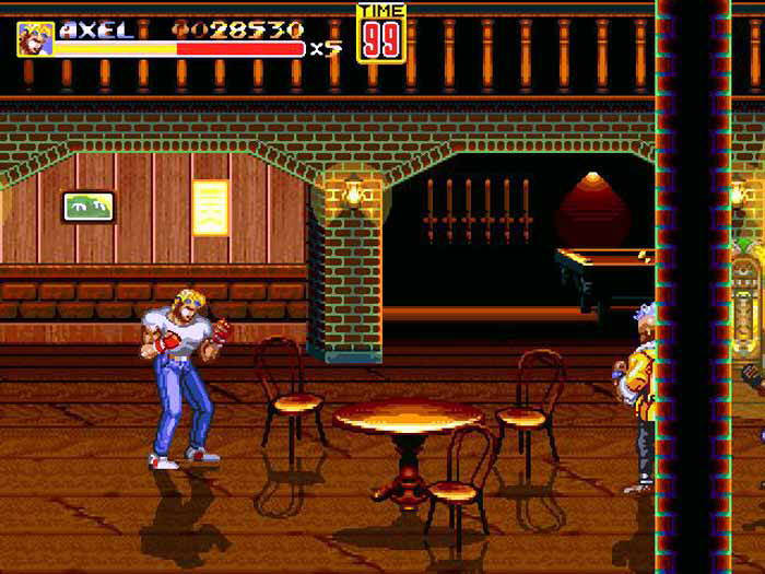 streets of rage remake android glitchy colors