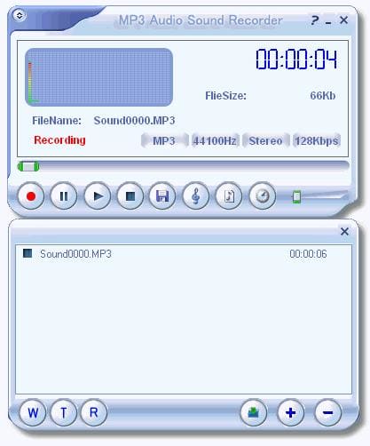 mp3 audio recorder serial number