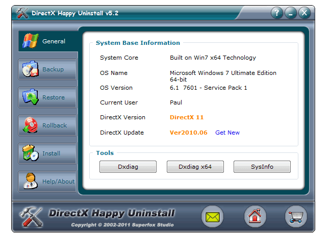 directx happy uninstall 6.85 registration code