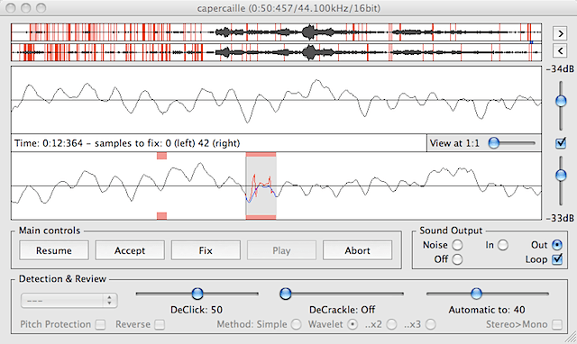 audio restoration clickrepair