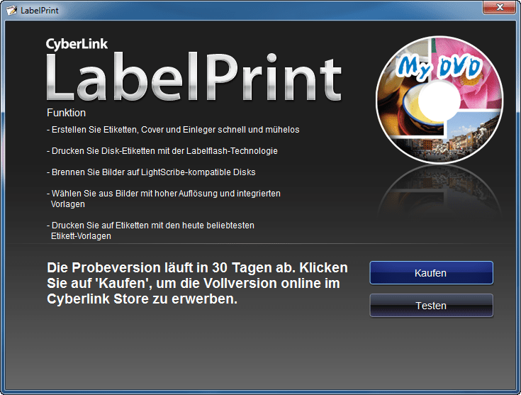 labelprint cyberlink