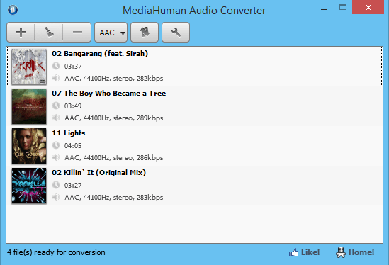 mediahuman audio converter version