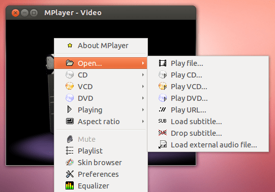 linux mplayer