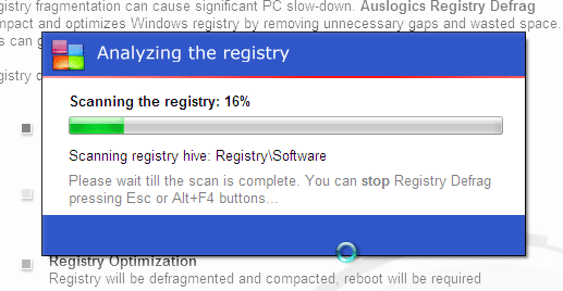 download auslogics registry defrag