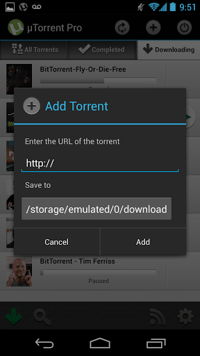 utorrent pro slow download android