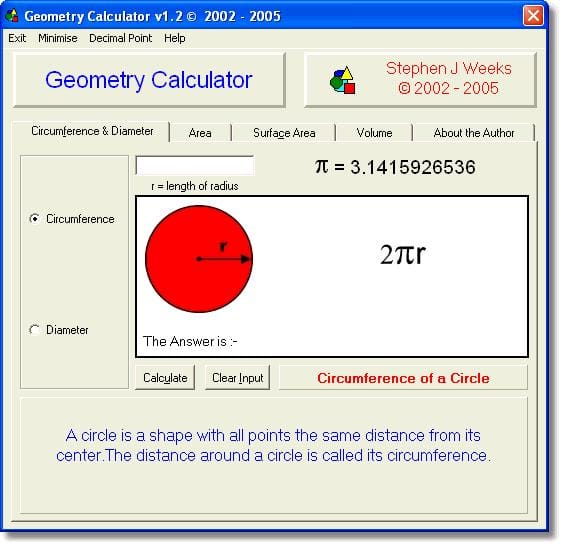 geometry calculator app