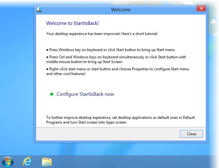 StartIsBack++ 3.6.11 for windows instal free