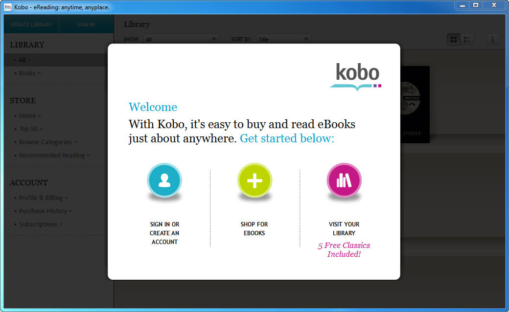 Kobo Ereader Software Download Mac