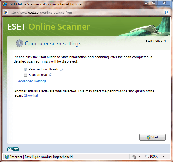 download ESET Online Scanner 3.6.6