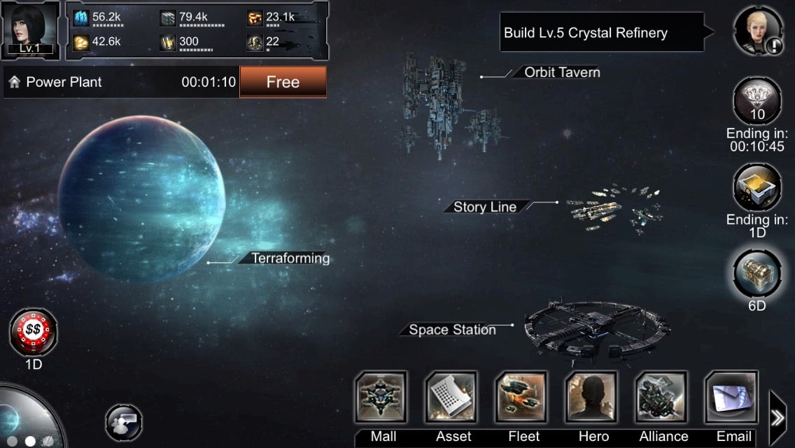 Deep Space Fleet Galaxy War for iPhone Download