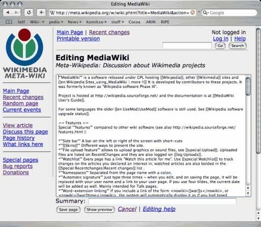 mediawiki version