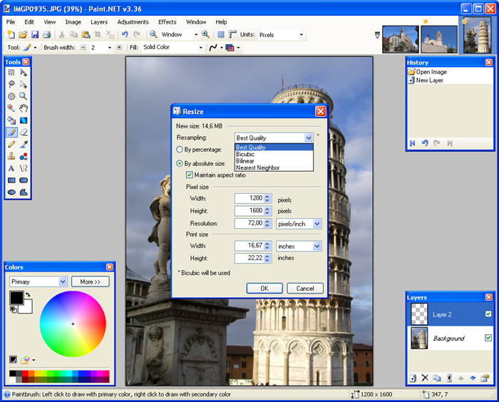 Paint.NET 5.0.9 download the new version for ipod