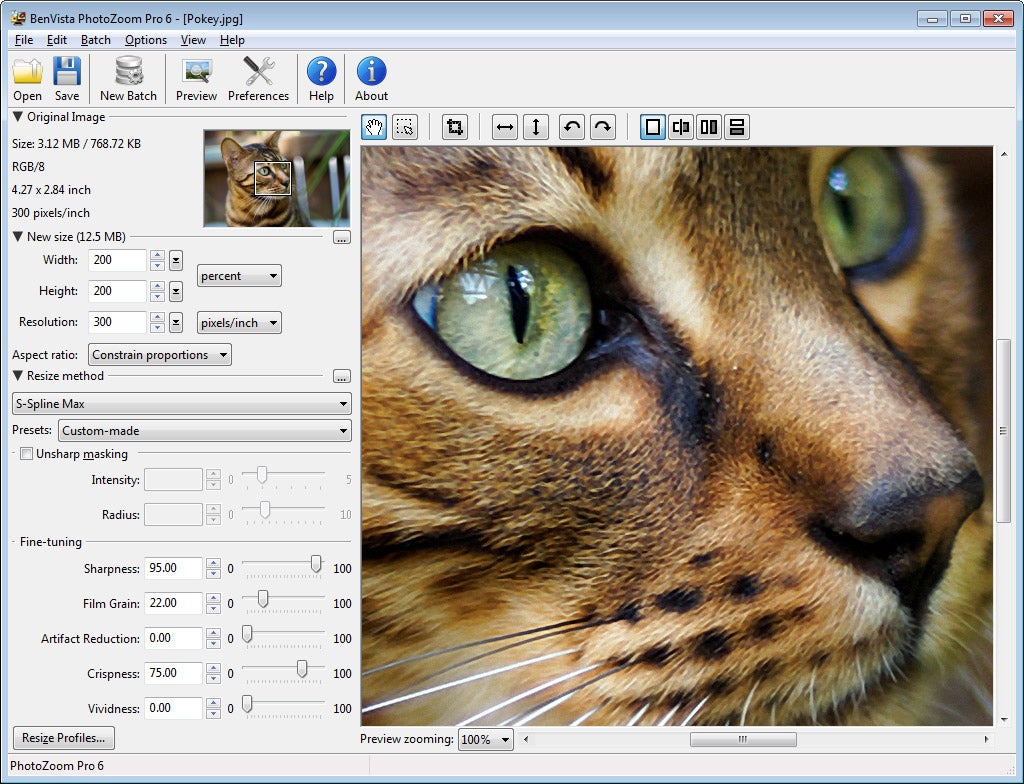 Benvista PhotoZoom Pro 9.0.0 RePack (& portable) by KpoJIuK Photozoom-pro-screenshot