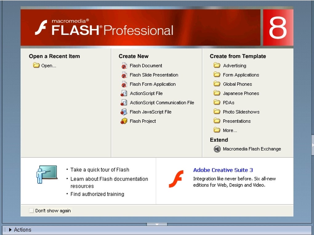 Macromedia Flash Player 8 Download