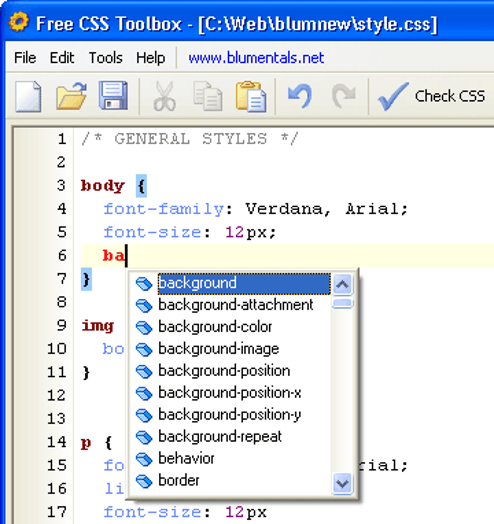Free CSS Toolbox - Download