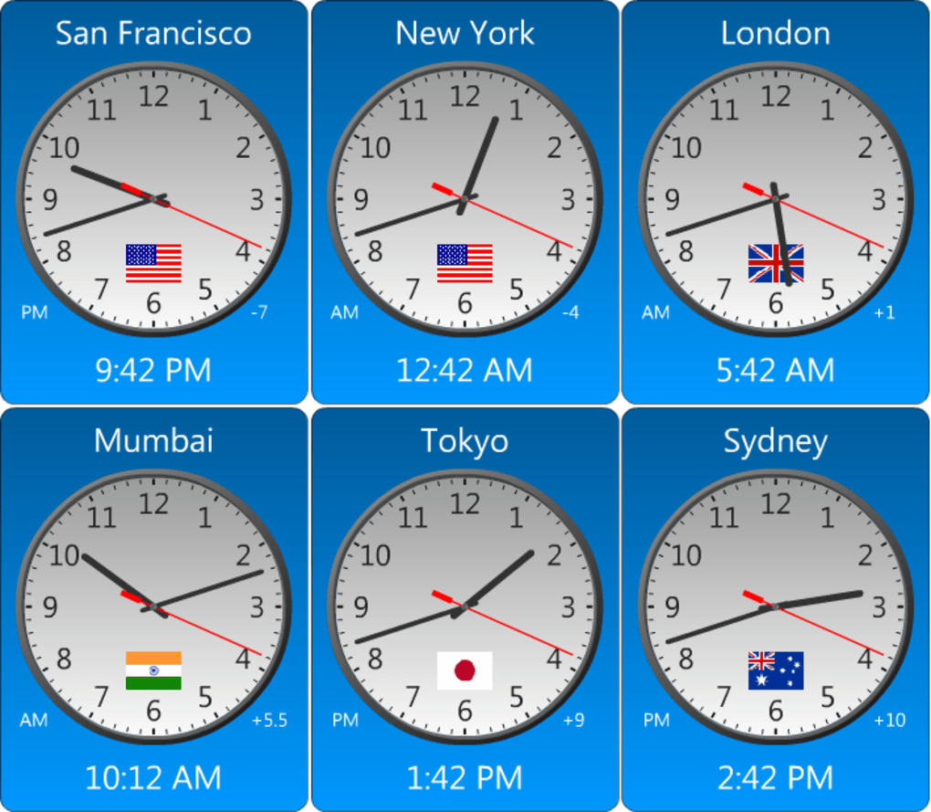 How to use the world time clock in the Clock app in Windows - Microsoft  Support