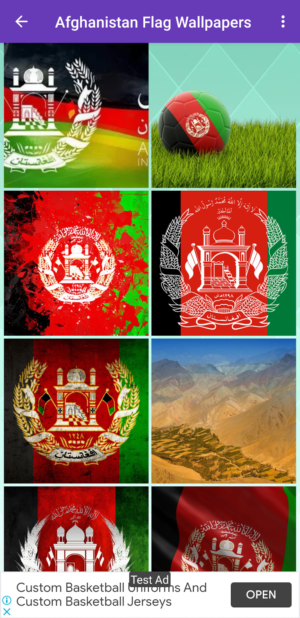 Flag of Afghanistan 3D Wallpaper Illustr  Stock Video  Pond5