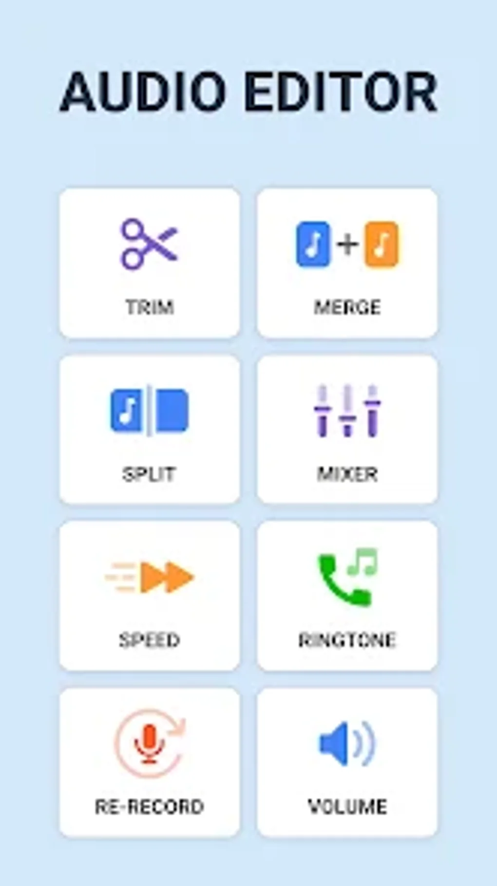 Audio Editor Ringtone Maker для Android — Скачать