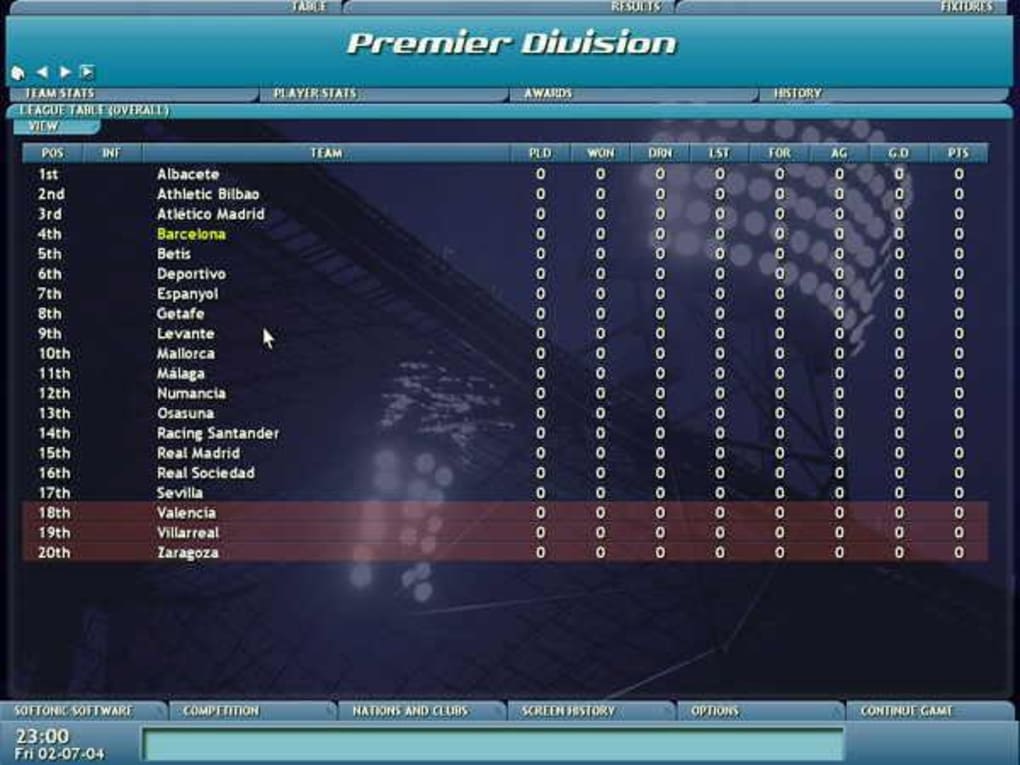 best players football manager 2005