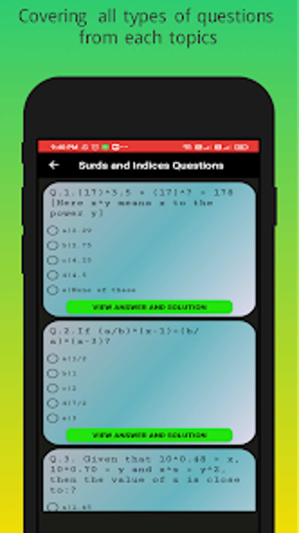 Quantitative Aptitude App For For Android - Download