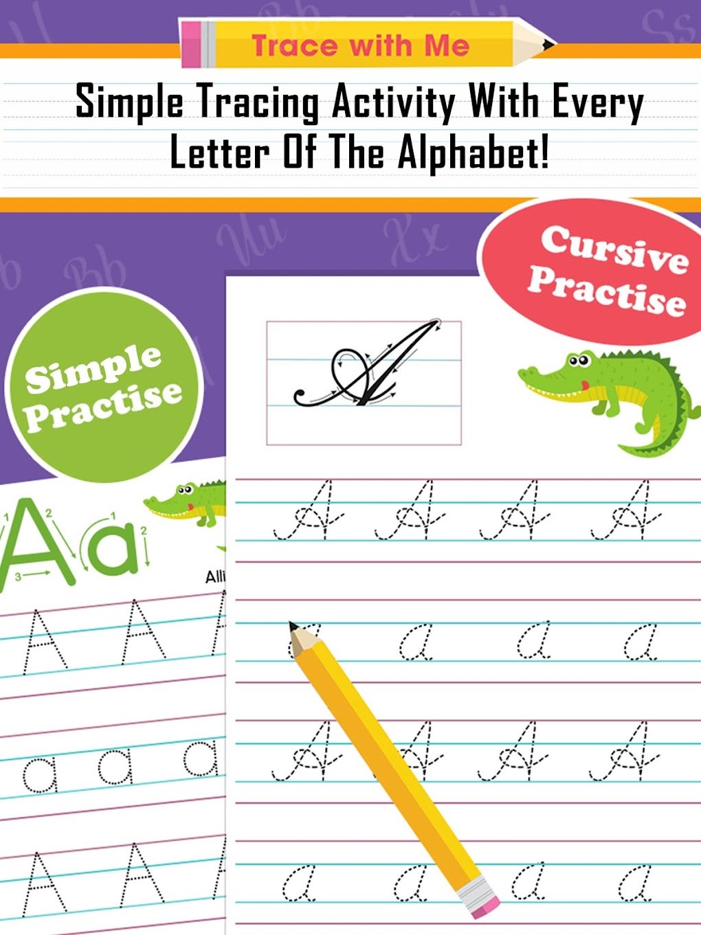 Kids Cursive Writing Learn Cursive Handwriting Android 