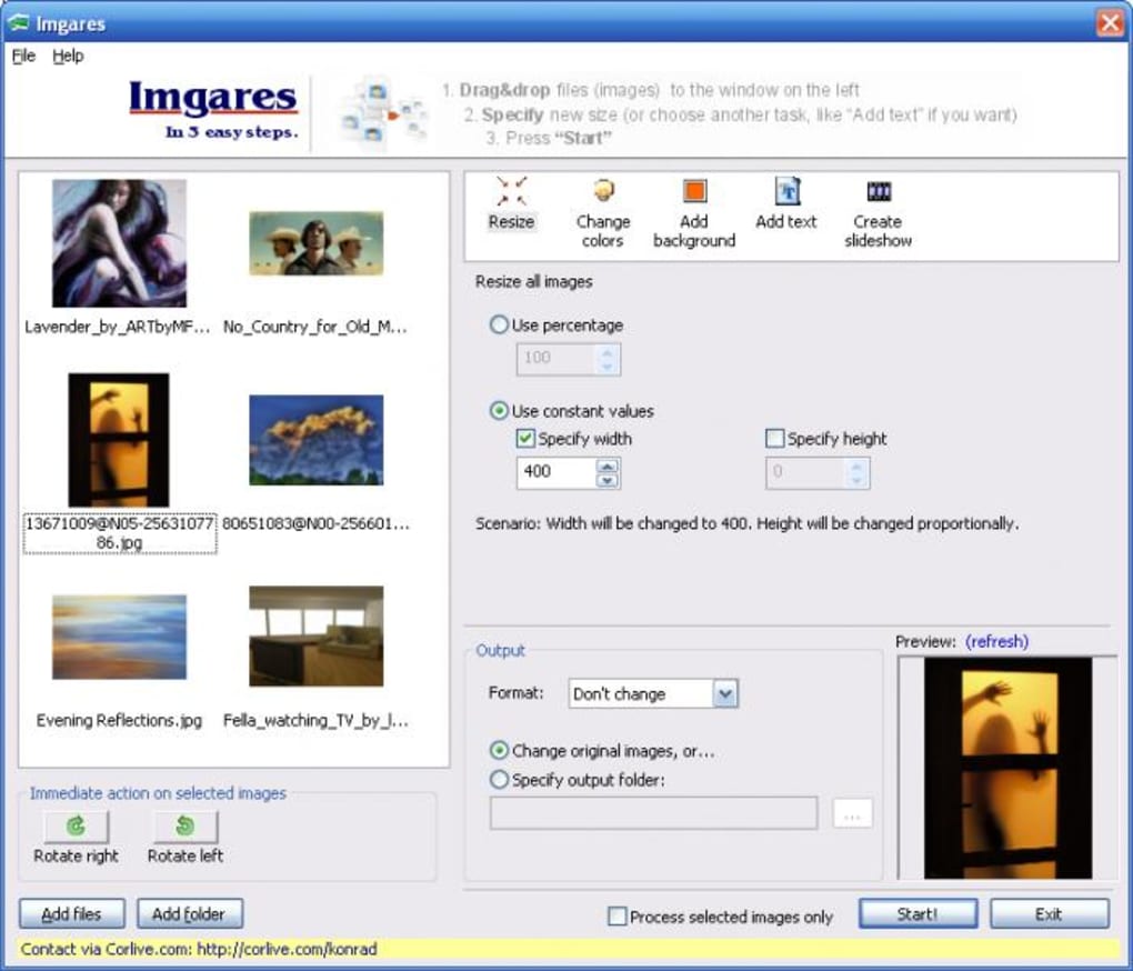 Imgares for Windows