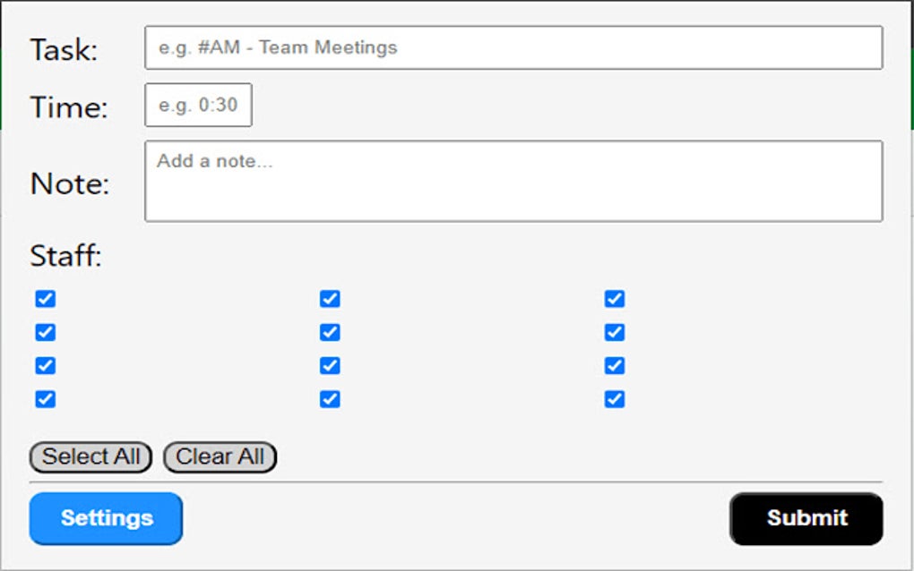 WFM Timesheet Entry Google Chrome 용 - 확장 프로그램 다운로드