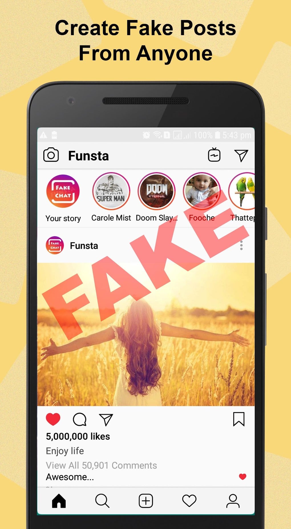 Funsta - Post and Direct Prank APK для Android — Скачать