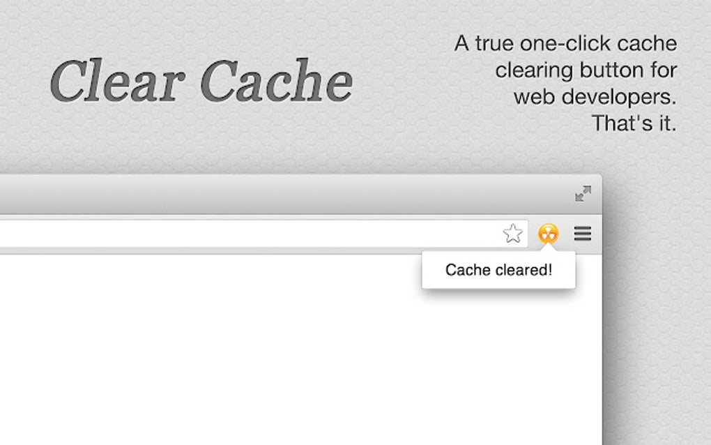 Clear Cache Google Chrome için - Eklenti İndir