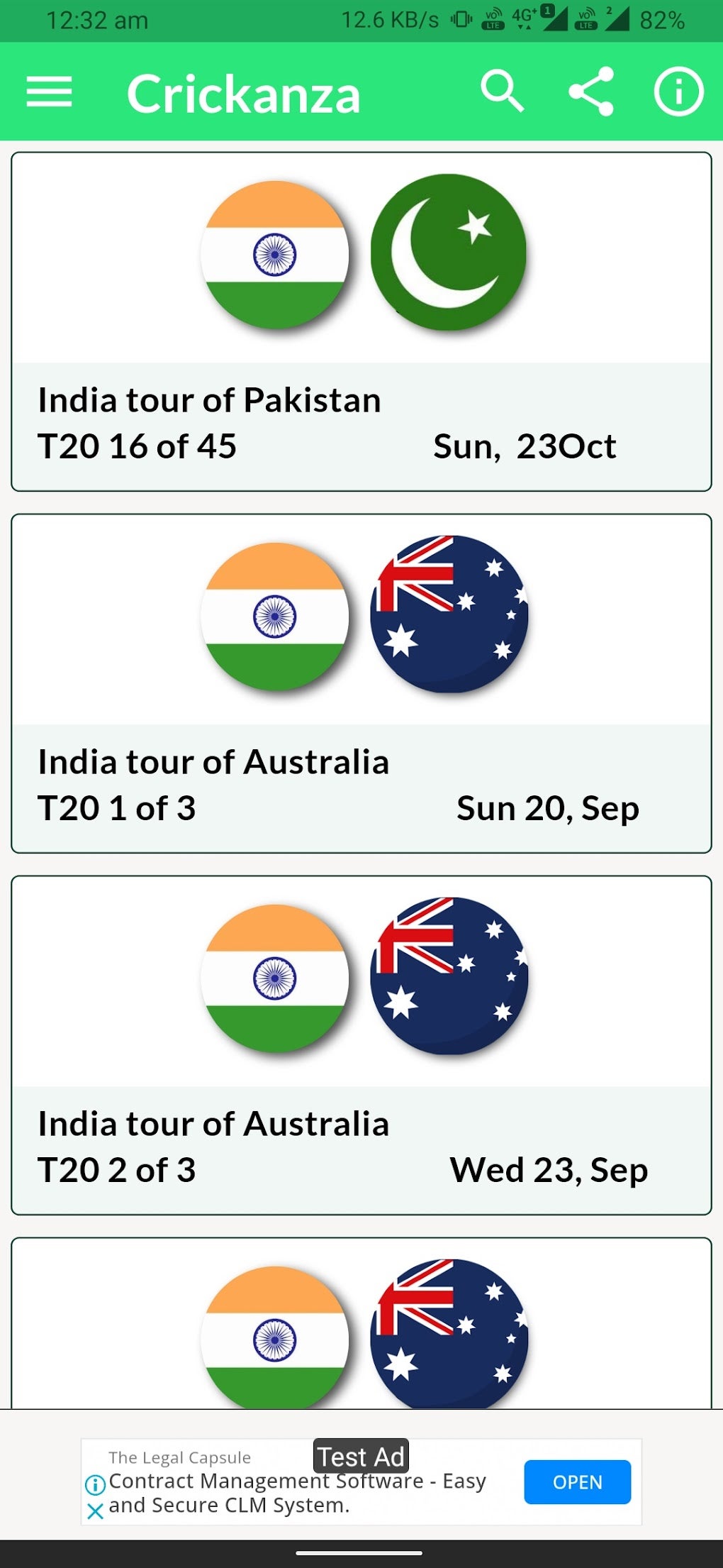 India vs Australia Match for Android Download