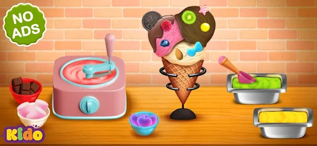 Ice Cream Making Game For Kids para Android - Download