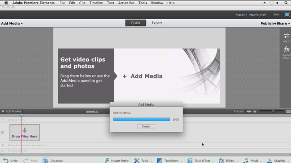 adobe premiere elements free download for mac