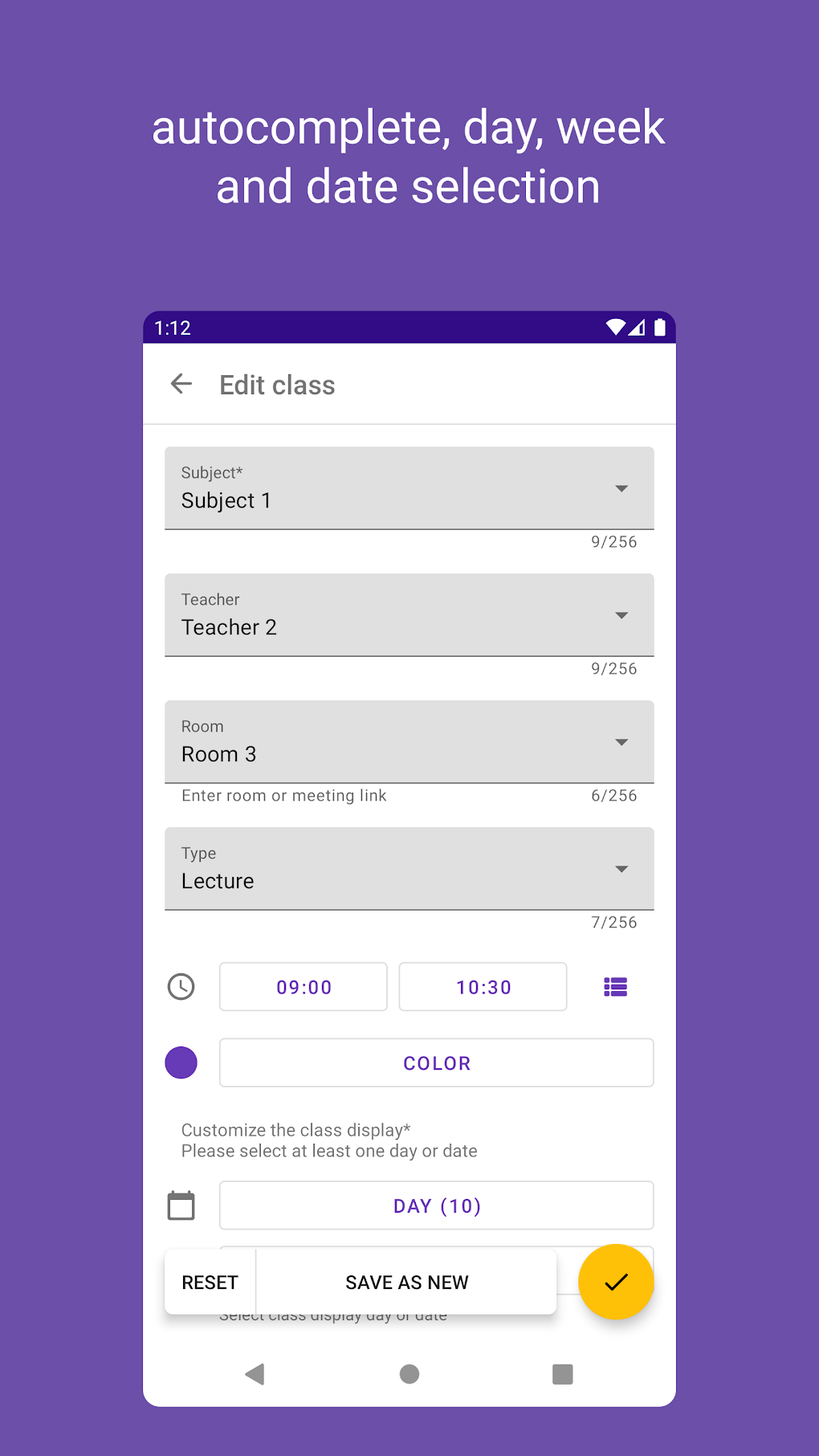 Timetable For Students For Android Download