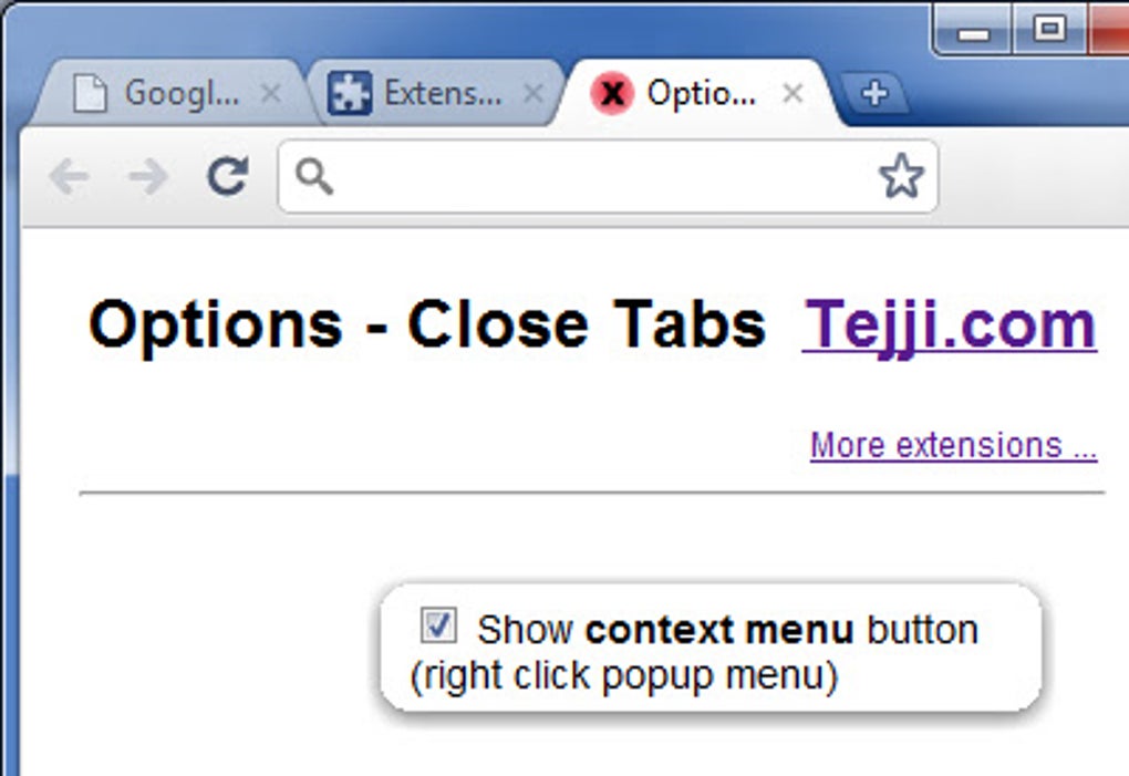 Closer tabs